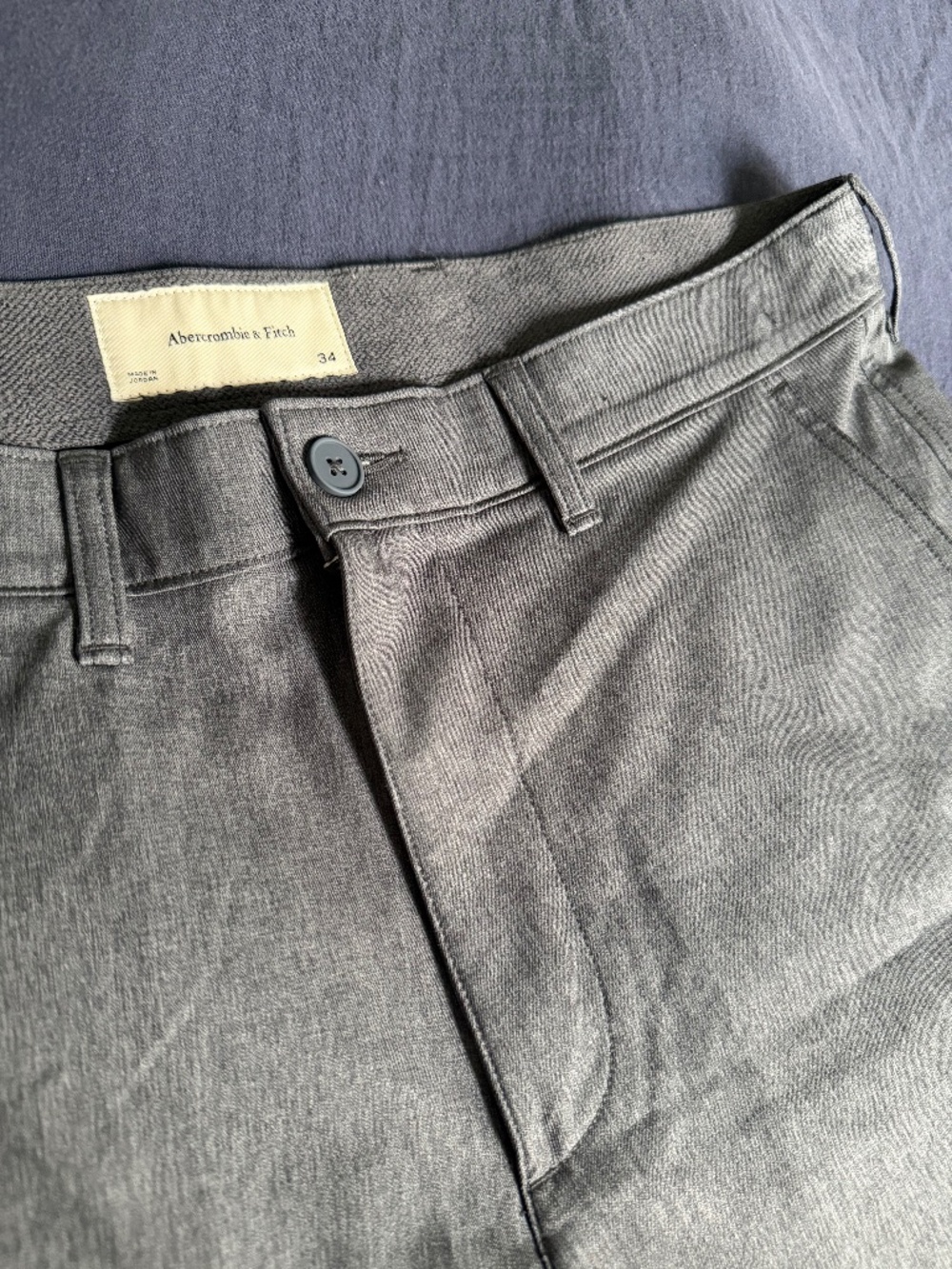 Men's 34" Waist A&F Go-To Short - Blue